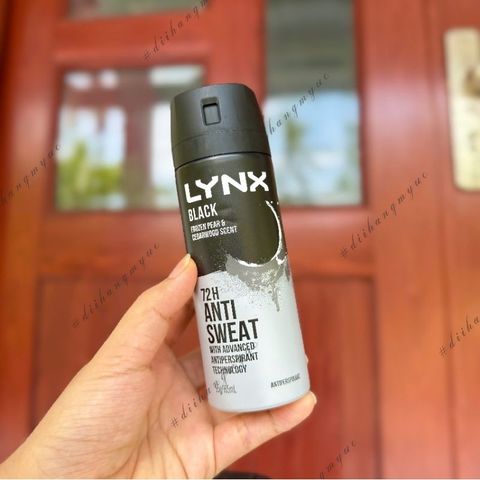 Xịt Khử Mùi LYNX 165ml - Xịt Body Hương Thơm Tươi Mát, Chăm Sóc Da Cơ Thể, Hàng Nội Địa Thái Lan
