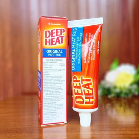 Kem Xoa Bóp Deep Heat 100g - Giảm Đau, Kháng Viêm Hiệu Quả Cho Thể Thao - Sản Phẩm Chính Hãng Mỹ