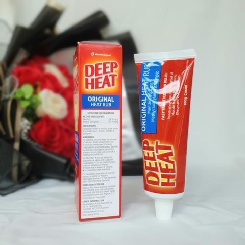 Kem Xoa Bóp Deep Heat 100g - Giảm Đau, Kháng Viêm Hiệu Quả Cho Thể Thao - Sản Phẩm Chính Hãng Mỹ