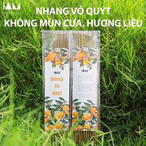 Nhang oải hương, hương thảo, khuynh diệp, thảo mộc. Không mùn cưa. Không hương liệu. Dài 30 cm - 40 cm