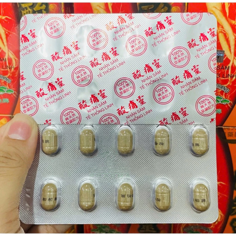 Viên Uống Hỗ Trợ Xương Khớp Nhân Sâm Tê Thống Linh 20 Viên - Giảm Đau Viêm Khớp, Tê Bì Chân Tay, Hàng Chính Hãng