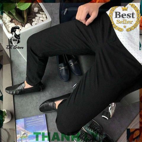 Quần Kaki Nam Đen Dáng Âu Slimfit Thời Trang Cao Cấp Năng Động Trẻ Trung - Lựa Chọn Phong Cách Đi Học, Đi Chơi, Đi Làm