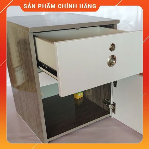 Tủ Đầu Giường Gỗ Óc Chó Lớn Đã Lắp Sẵn - Tiện Lợi, Chống Nước, Đồ Nội Thất Gọn Gàng, Phong Cách Hiện Đại