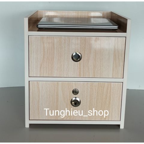 Tủ Đầu Giường Tiện Lợi Đã Lắp Ráp Sẵn - Nhựa Cao Cấp, Khóa An Toàn, Dễ Lau Chùi - Nội Thất Gọn Gàng và Sang Trọng