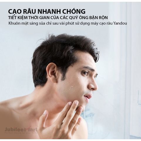Máy Cạo Râu Mini Đa Năng Jubilee Mart Sạc Pin Sang Trọng Mạ Bạc - Dễ Dàng Mang Theo, Chống Thấm Nước, Cạo Râu Chính Hãng