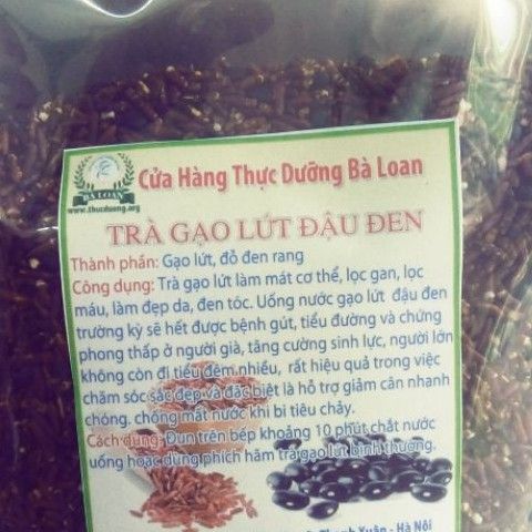 Trà Gạo Lứt Đậu Đen Xanh Lòng 1kg Rang Tay Hỗ Trợ Giảm Cân Tự Nhiên - Sản Phẩm Thực Dưỡng Bà Loan