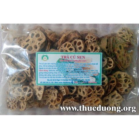 Trà Củ Sen Phơi Khô 200g Bà Loan - Thức Uống Bổ Dưỡng Tốt Cho Phổi, Thơm Ngon và Dễ Chế Biến