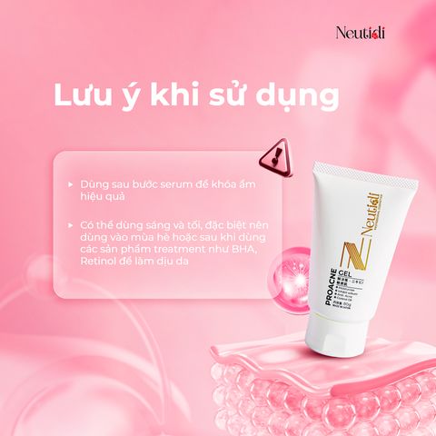 Gel Dưỡng Ẩm Neutidi ProAcne - Chăm Sóc Da Mụn, Ngăn Ngừa Mụn Đầu Đen, Dưỡng Da Dầu Nhạy Cảm 80g