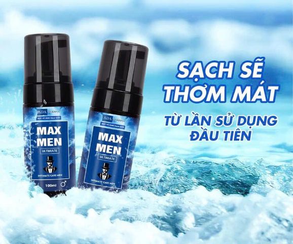 Bọt Vệ Sinh Nam Max Men Hương Nước Hoa 100ml - Khử Mùi Hiệu Quả, Chăm Sóc Vùng Kín, Dung Dịch Vệ Sinh Nam Chính Hãng ALIFACO