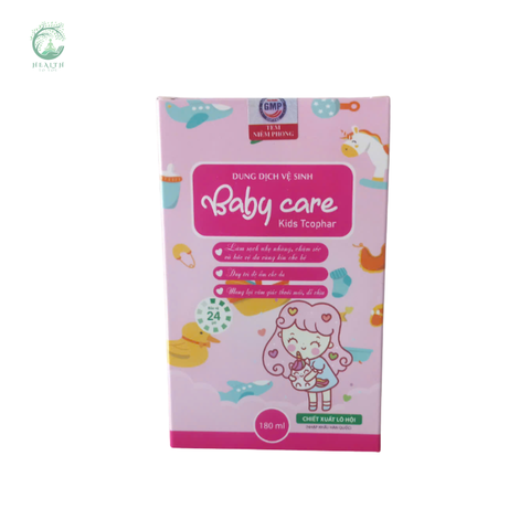 Dung Dịch Vệ Sinh Baby Care 180ml - Dịu Nhẹ, An Toàn Cho Bé Từ 2–17 Tuổi - Bảo Vệ Làn Da Nhạy Cảm, Ngăn Kích Ứng