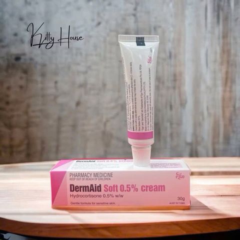 Kem Bôi DermAid Soft 30g - Dưỡng Ẩm Da Nhạy Cảm, Không Chứa Paraben, Phù Hợp Với Da Bé, Làm Dịu Da Khô