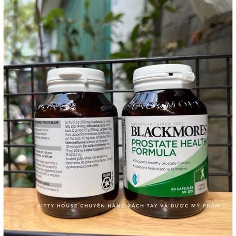 Viên uống Blackmores Hỗ trợ Sức khỏe Tuyến tiền liệt - Công thức Chống Oxy Hóa, Giảm Viêm, Ngăn Ngừa Biến Chứng - 60 Viên