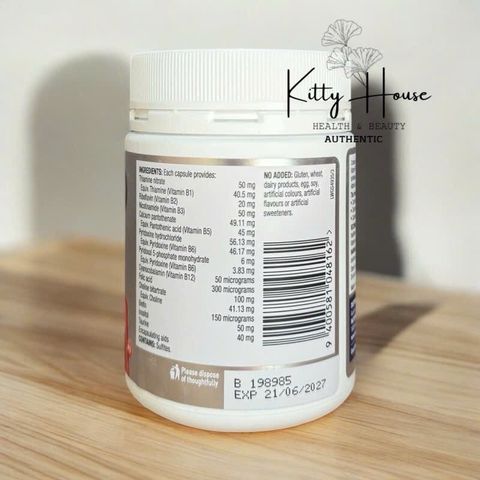 Viên Uống Bổ Sung Vitamin Nhóm B Wagner Mega B+ 100 Viên - Hỗ Trợ Chức Năng Hệ Thần Kinh và Giảm Stress