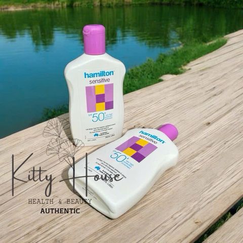 Kem Chống Nắng Hamilton Sensitive SPF 50+ Lotion 265ml - Chống Nắng Cho Da Nhạy Cảm, Không Hương Liệu, Chống Nước 4 Giờ