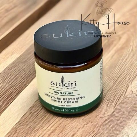 Kem Dưỡng Ẩm Phục Hồi Da Ban Đêm Sukin 120ml - Chiết Xuất Tự Nhiên, Không Paraben