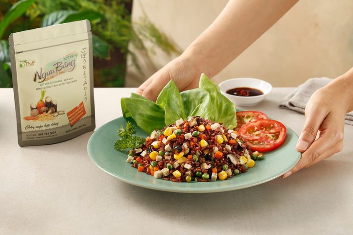 Combo 2 gói bột nêm ngưu báng 200gr TÂM MINH FOODS thuần chay không bột ngọt cho bé ăn dặm
