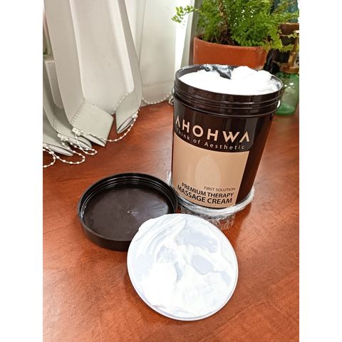Kem Massage Body Ahohwa Premium 1000ml - Dưỡng Ẩm, Phục Hồi Da, Làm Sạch Lỗ Chân Lông, Nâng Cơ Thương Hiệu Hàn Quốc