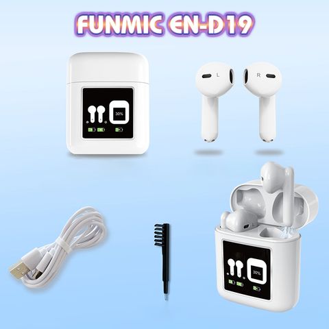 Tai Nghe Trợ Thính Không Dây FUNMIC EN-D19 Cao Cấp - Thiết Kế Nhỏ Gọn, Âm Thanh Sống Động Cho Người Già, Người Điếc, Lãng Tai