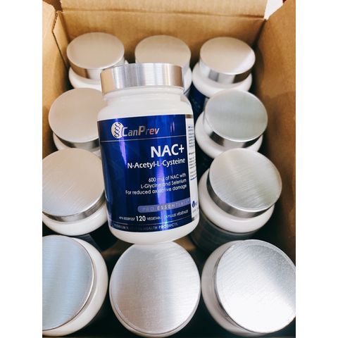 Viên uống bổ gan NAC+ Naxety L-Cystein Canprev 120 viên - Hỗ trợ giải độc và cải thiện chức năng gan, nâng cao sức đề kháng