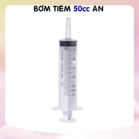 Hộp 25 Bơm Cho Ăn TANAPHAR 50ml - Bơm Y Tế Tiệt Trùng Sử Dụng Một Lần, An Toàn Và Không Gây Dị Ứng