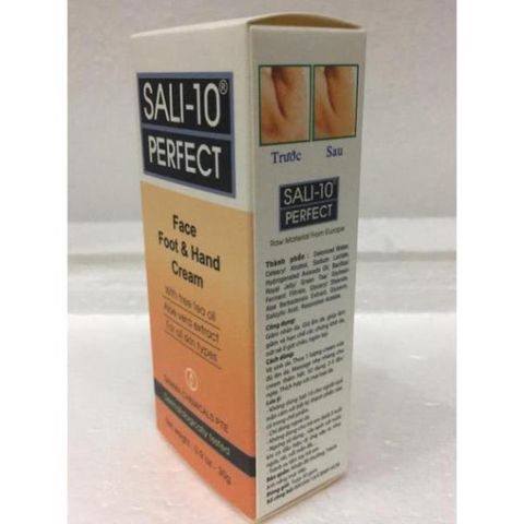 Kem Dưỡng Ẩm Da Tay SALI 10 Perfect - 30g Giảm Nhăn, Dưỡng Ẩm, Chăm Sóc Da Toàn Diện Cho Mọi Loại Da