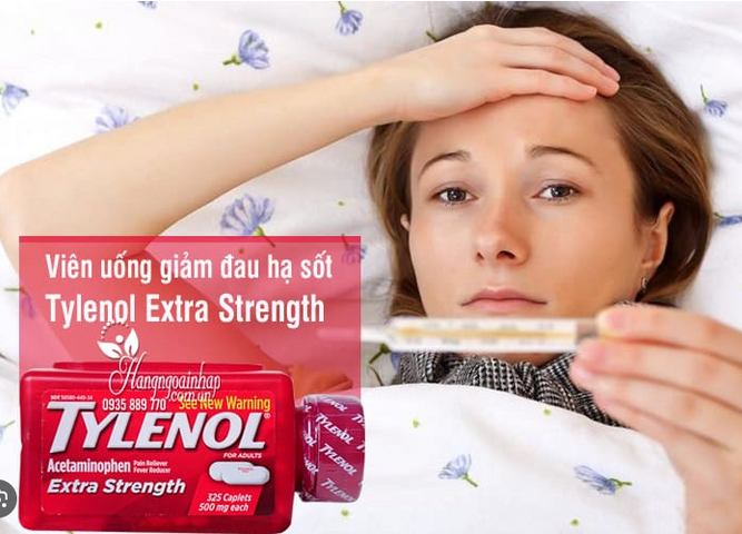 Tylenol - Giảm Đau Hạ Sốt Hộp 325 Viên ( Viên Trắng)