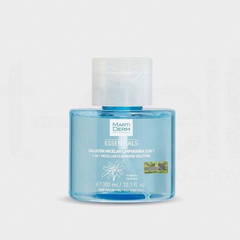 Nước Tẩy Trang MartiDerm Essentials 3 Trong 1 300ml - Làm Sạch Sâu, Cấp Ẩm, Phù Hợp Với Da Nhạy Cảm và Da Dầu