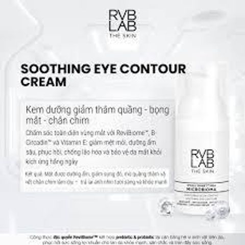 Kem Mắt Giảm Thâm Quầng RVB LAB THE SKIN 15ml - Dưỡng Ẩm, Giảm Bọng Mắt & Chân Chim, Chống Lão Hóa Da Vùng Mắt