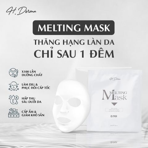 Mặt Nạ H.Derma Melting – Thạch Tan Chảy Dưỡng Ẩm Và Phục Hồi Da Sáng Mịn, Kiềm Dầu, Chống Lão Hóa, Phù Hợp Với Mọi Loại Da