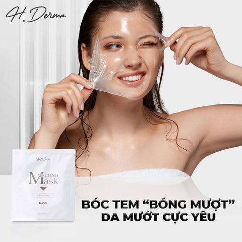 Mặt Nạ H.Derma Melting – Thạch Tan Chảy Dưỡng Ẩm Và Phục Hồi Da Sáng Mịn, Kiềm Dầu, Chống Lão Hóa, Phù Hợp Với Mọi Loại Da