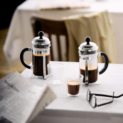 Bình pha cà phê Pháp Bodum Chambord 1923-16, dung tích 350ml, thủy tinh borosilicat, hàng chính hãng, thiết kế cổ điển, dụng cụ pha chế hoàn hảo