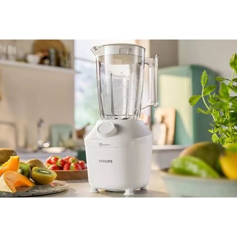 Máy Xay Sinh Tố Đa Năng PHILIPS HR2041/30 1L 450W - 3 Cối Xay Chất Lượng, Bảo Hành 2 Năm, Phù Hợp Gia Đình