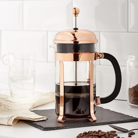 Bình Pha Cà Phê Pháp Bodum Chambord 1L - Thiết Kế Cổ Điển, Thủy Tinh Borosilicat, Dễ Sử Dụng, Hương Vị Tinh Khiết