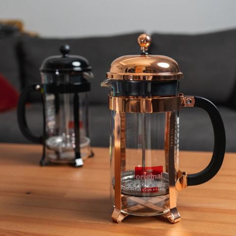 Bình Pha Cà Phê Pháp Bodum Chambord 1L - Thiết Kế Cổ Điển, Thủy Tinh Borosilicat, Dễ Sử Dụng, Hương Vị Tinh Khiết