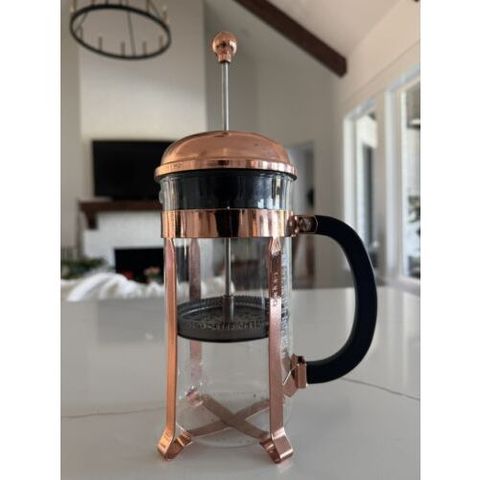 Bình Pha Cà Phê Pháp Bodum Chambord 1L - Thiết Kế Cổ Điển, Thủy Tinh Borosilicat, Dễ Sử Dụng, Hương Vị Tinh Khiết