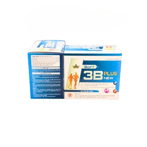Viên Uống 3B Plus New - Bổ Sung Vitamin B1, B6, B12 Hỗ Trợ Sức Khỏe - Hộp 100 Viên Dễ Dàng Hấp Thụ