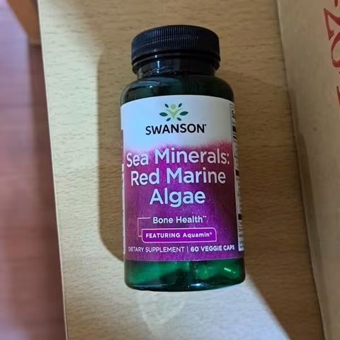 Viên Uống Bổ Sung Canxi Thuần Chay Từ Tảo Biển Đỏ Swanson 60 Viên - Hỗ Trợ Xương Khớp, Dinh Dưỡng Tự Nhiên cho Người Ăn Chay