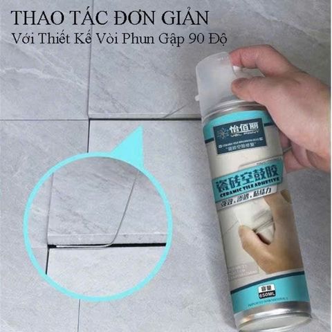 Keo Dán Gạch Siêu Dính 650ML Chịu Tải 80kg 
