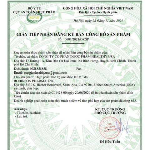 Viên uống Giảm Trĩ nội, Trĩ ngoại Hem - Nhập Khẩu Mỹ