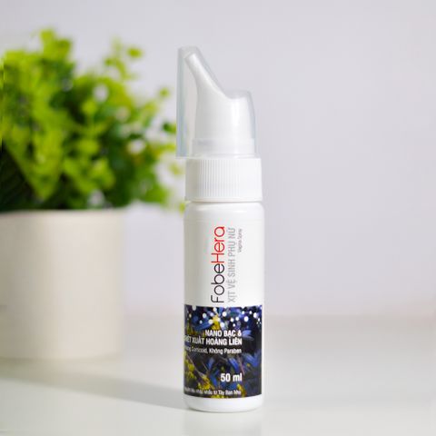 Chai Xịt Phụ Khoa Fobe Hera N1 50ml - Ngăn Ngừa Viêm Nhiễm, Khử Mùi Hôi và Nấm Ngứa Vùng Kín, Dưỡng Da Mềm Mịn