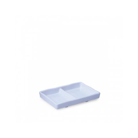 Chén Chấm 2 Ngăn Melamine Đen Nâu - Dụng Cụ Nhà Bếp Chất Lượng Cao - Thích Hợp Cho Mọi Gia Đình (TV812)
