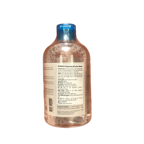 Nước Tẩy Trang Skinavis Micellar Water 300ml - Làm Sạch Dịu Nhẹ, Tươi Sáng Cho Da, Không Gây Nhờn, Phù Hợp Với Da Nhạy Cảm
