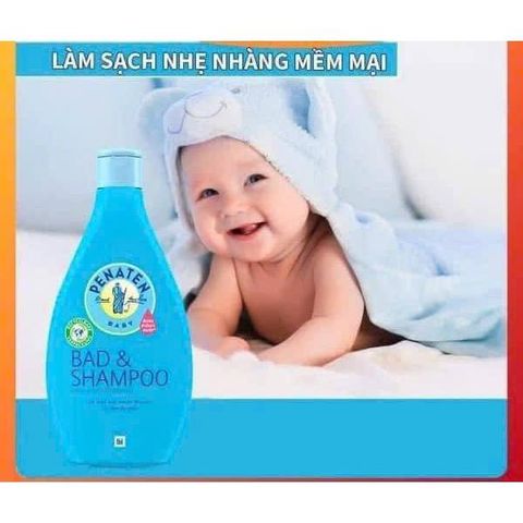 Sữa Tắm Gội Dưỡng Da Cho Bé Penaten 400ml - Sản Phẩm Chăm Sóc Từ Thiên Nhiên, An Toàn Cho Trẻ Sơ Sinh, Hương Thơm Mát