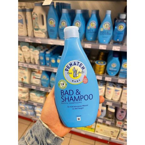 Sữa Tắm Gội Dưỡng Da Cho Bé Penaten 400ml - Sản Phẩm Chăm Sóc Từ Thiên Nhiên, An Toàn Cho Trẻ Sơ Sinh, Hương Thơm Mát