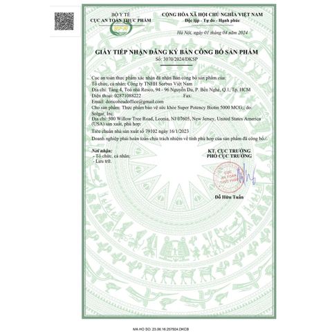 Viên Uống Solgar Biotin 5000 MCG - Hỗ Trợ Làn Da, Móng Tóc Khỏe Mạnh - Thực Phẩm Chức Năng - Lọ 50 Viên