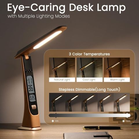 Đèn Học Thông Minh WILIT UL-U30C - LED Chống Cận, 3 Chế Độ Ánh Sáng, Thiết Kế Nhỏ Gọn, Pin Sạc 1800mAh, Bảo Vệ Mắt Tối Ưu