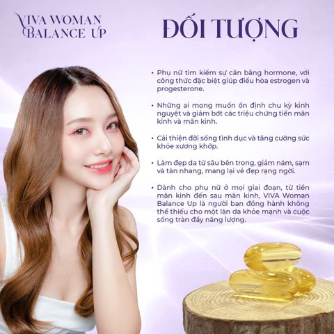 Viên Uống Cân Bằng Nội Tiết Tố Nữ Viva Woman Balance Up Hanmi - Hỗ Trợ Đẹp Da, Điều Hòa Kinh Nguyệt, 120 Viên Hàn Quốc