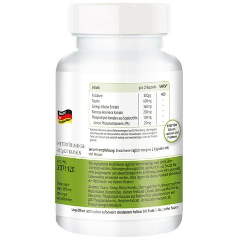 Viên Uống Bổ Não GinkGo & Mehr 120 Viên - Tăng Cường Trí Nhớ và Chức Năng Não, Hàng Chính Hãng Đức