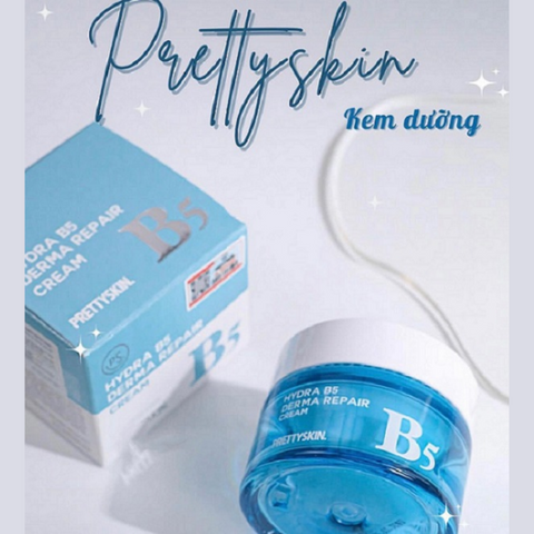 Kem Dưỡng Ẩm Phục Hồi Dưỡng Trắng Hydra B5 Derma Repair Cream Prettyskin 52ml - Làm Sáng Da, Cấp Ẩm, Chống Kích Ứng Da