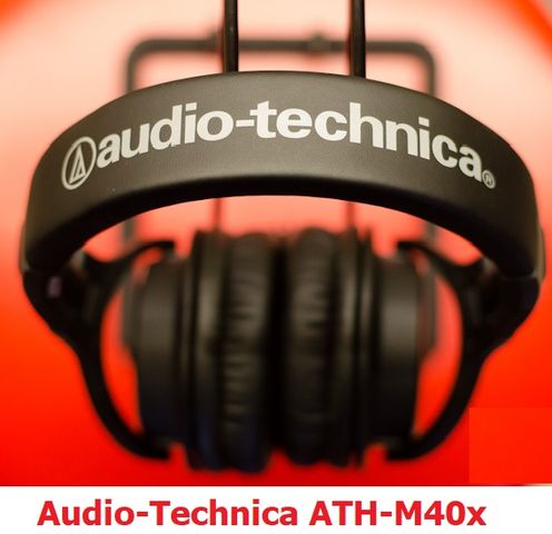 Tai Nghe Chụp Tai Audio Technica ATH-M40X - Tai Nghe Over Ear Chất Lượng Phòng Thu, DJ - Âm Thanh Sống Động, Chính Hãng 100%